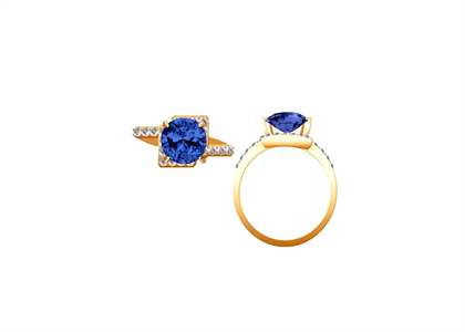 Gold Plated | Solitaire Rings